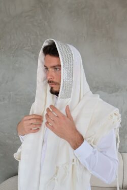 ⁦טלית מהודרת סילבר⁩ – תמונה ⁦3⁩