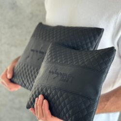 ⁦סט כיסויים קלאסי שחור⁩ – תמונה ⁦2⁩