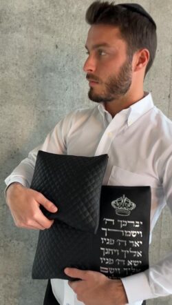 ⁦כיסויים צבע שחור יברכך⁩ – תמונה ⁦2⁩