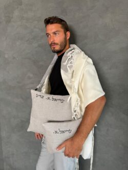 סט כיסויים פרימיום בגוון אפרפר
