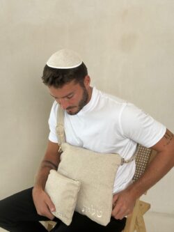 ⁦כיסויים פרימיום בגוון פשתן⁩ – תמונה ⁦3⁩