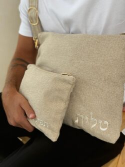 ⁦כיסויים פרימיום בגוון פשתן⁩ – תמונה ⁦2⁩