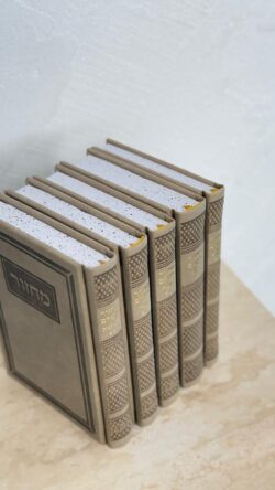 ⁦סט מחזורים חום משי⁩ – תמונה ⁦3⁩