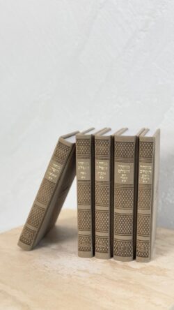 ⁦סט מחזורים חום משי⁩ – תמונה ⁦2⁩