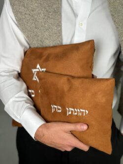 ⁦סט כיסויים פרימיום ז׳מש חום⁩ – תמונה ⁦3⁩