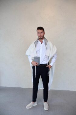 טלית PREMIUM דגם stripes