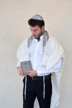 ⁦טלית PREMIUM דגם stripes⁩ – תמונה ⁦5⁩
