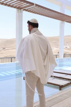 ⁦טלית PREMIUM | דגם קאי⁩ – תמונה ⁦4⁩
