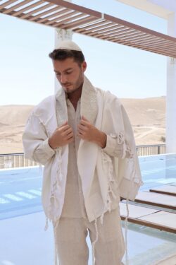 ⁦טלית PREMIUM | דגם קאי⁩ – תמונה ⁦2⁩