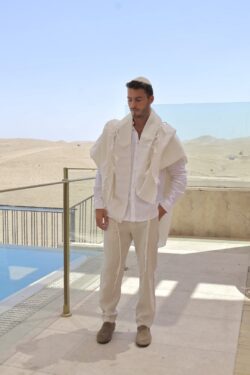 ⁦טלית PREMIUM | דגם הרמס⁩ – תמונה ⁦3⁩