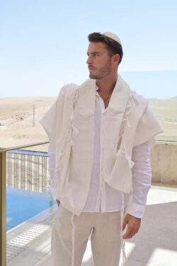 ⁦טלית PREMIUM | דגם הרמס⁩ – תמונה ⁦2⁩