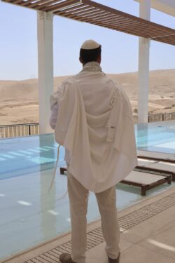 ⁦טלית PREMIUM | דגם סטאי⁩ – תמונה ⁦4⁩
